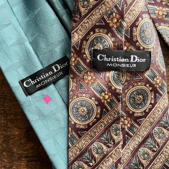 Vintage Christian Dior Ties (Lot of Two) - Picture 2 of 3